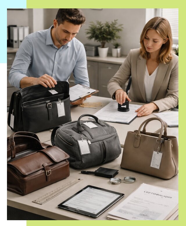 Сертификация сумок в Тейково от 8155 руб. | Алешин-Ткв