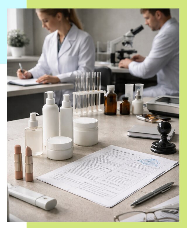 Сертификация косметики в Тейково от 21746 р. - Алешин-Ткв