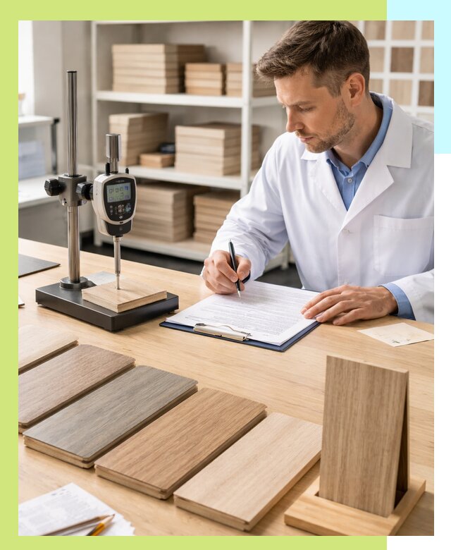 Сертификация ламината с испытаниями и оформлением документов в Тейково