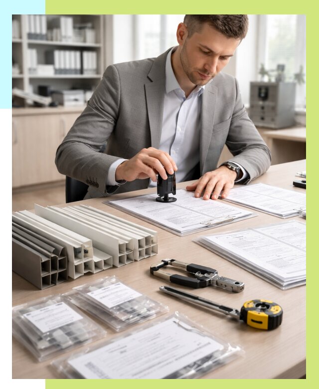 Сертификация ПВХ продукции в Тейково от 9242 р., Алешин-Ткв