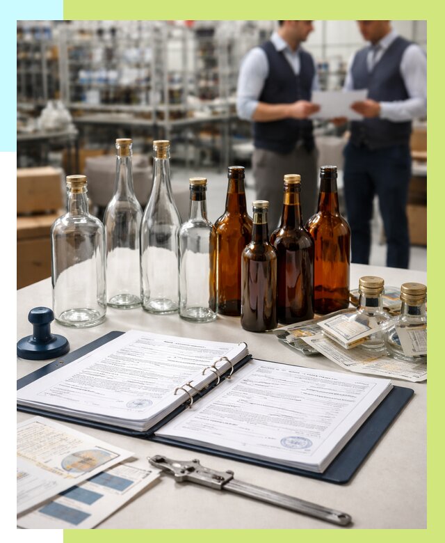Сертификация стеклянных бутылок в Тейково от 27183 р. | Алешин-Ткв