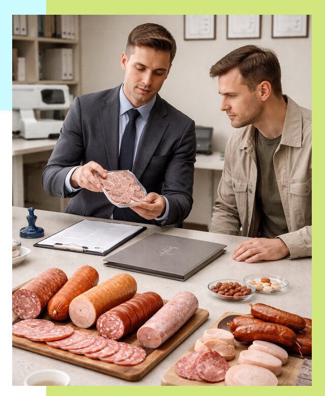 Сертификация колбасных изделий в Тейково от 8155 р. | Алешин-Ткв