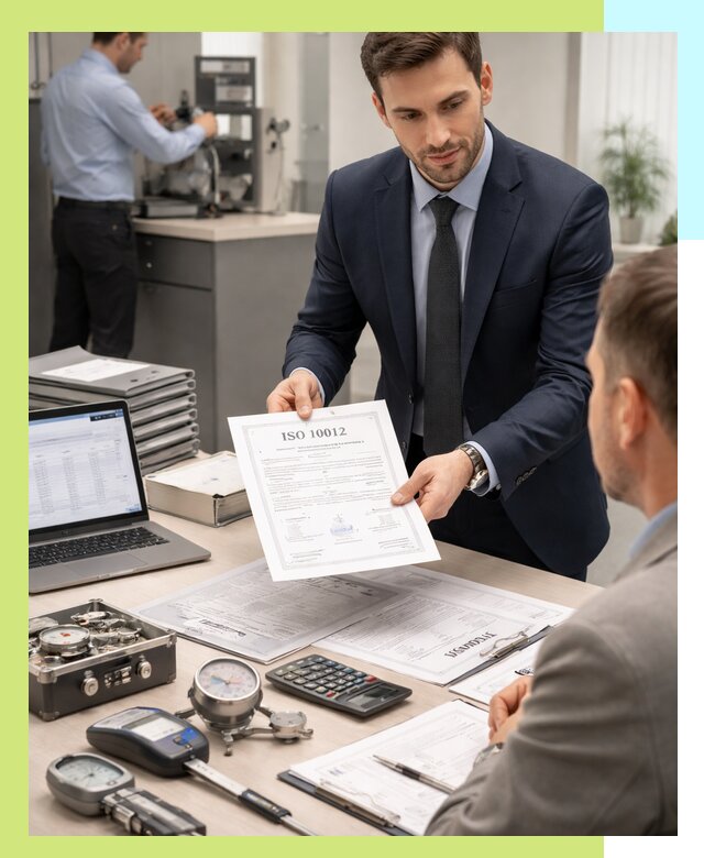Выдача сертификата ISO 10012 по требованиям метрологии в Тейково